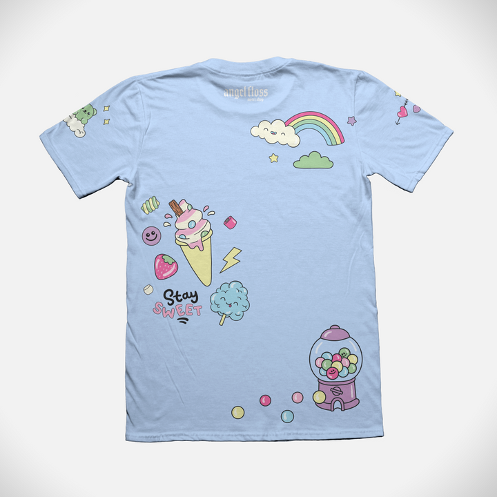 Angel Floss Kids T-Shirt Light Blue