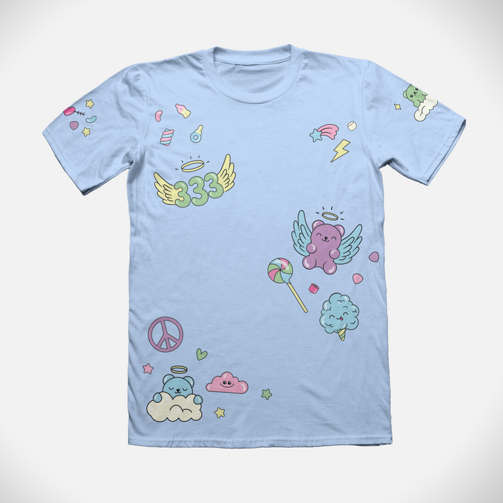 Angel Floss Kids T-Shirt Light Blue
