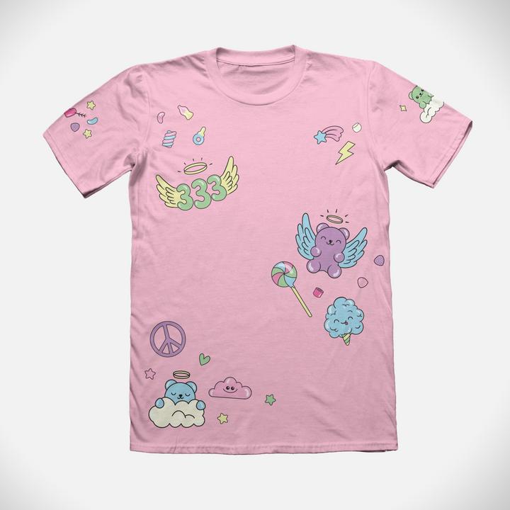 Angel Floss Kids T-Shirt Light Pink