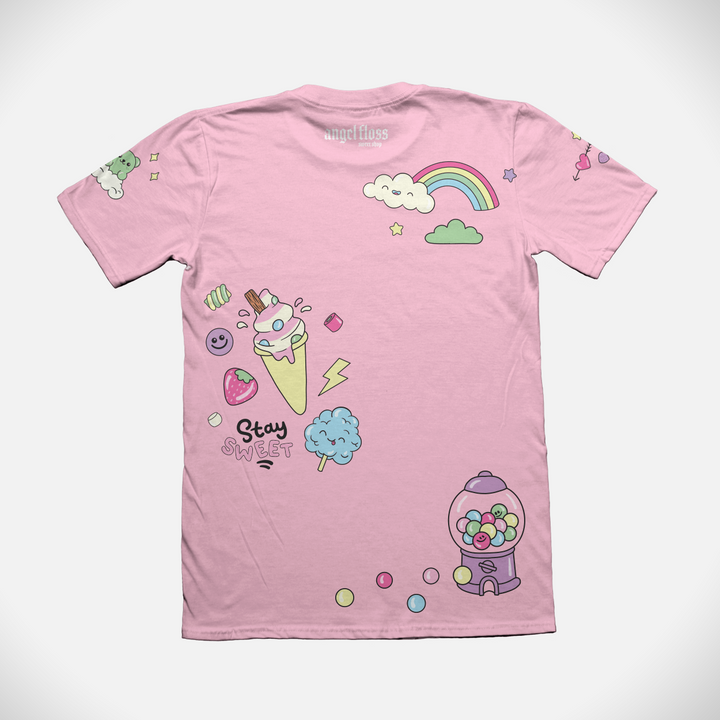 Angel Floss Kids T-Shirt Light Pink