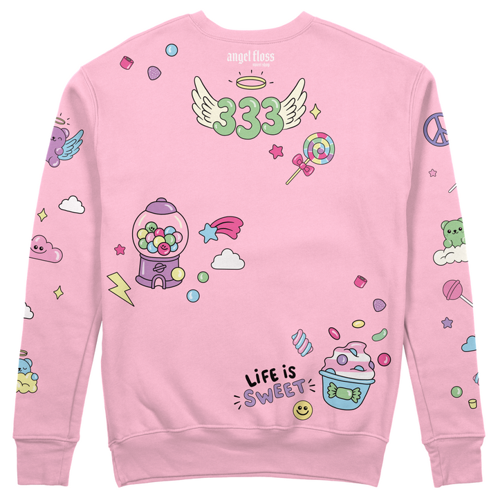 Angel Floss Sweatshirt Pink