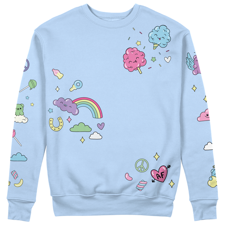 Angel Floss Sweatshirt Blue